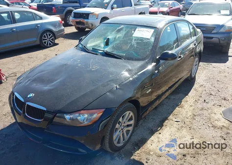 2006 BMW 325I z USA, uszkodzony, nr VIN WBAVB13596PT03563